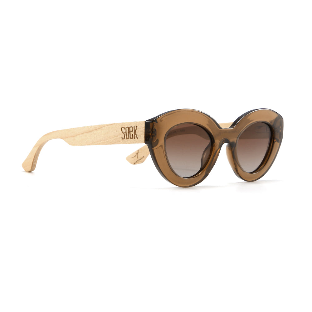 (b2b) STEVIE MOCHA l Grey Lens l White Maple Arms