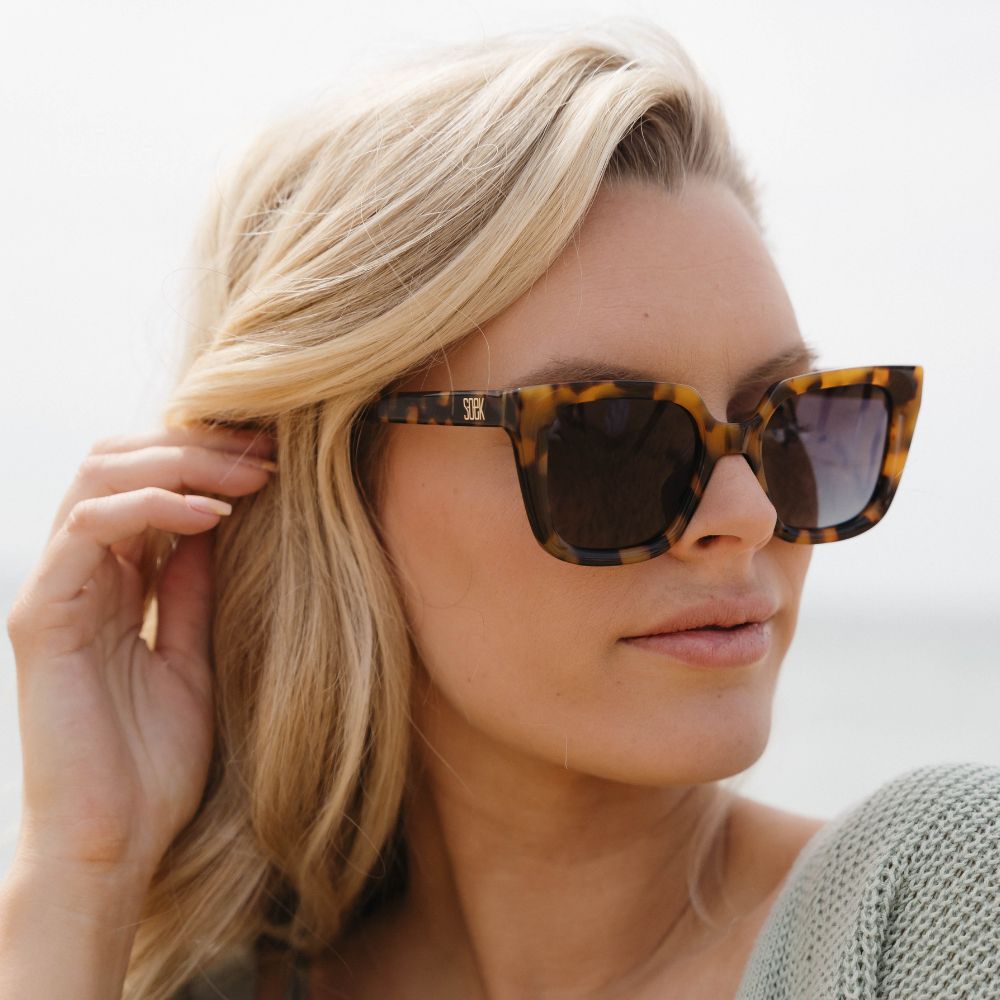 HARPER HONEY TORT - Bio Acetate Tortoise Frame l Brown Graduated Polarised Lens