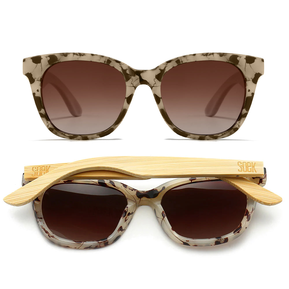 LILA GRACE IVORY TORTOISE l Brown Lens l White Maple Arms