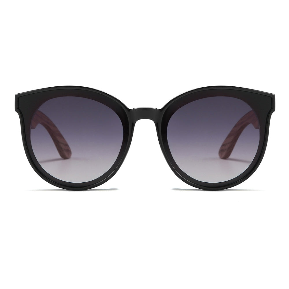 BELLA MIDNIGHT l Black Gradient Lens l Walnut Arms