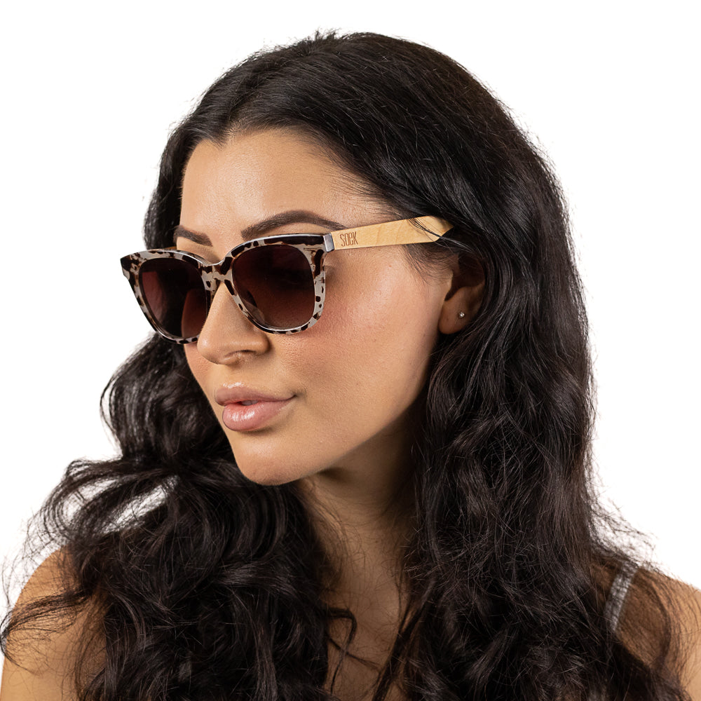LILA GRACE IVORY TORTOISE l Brown Lens l White Maple Arms