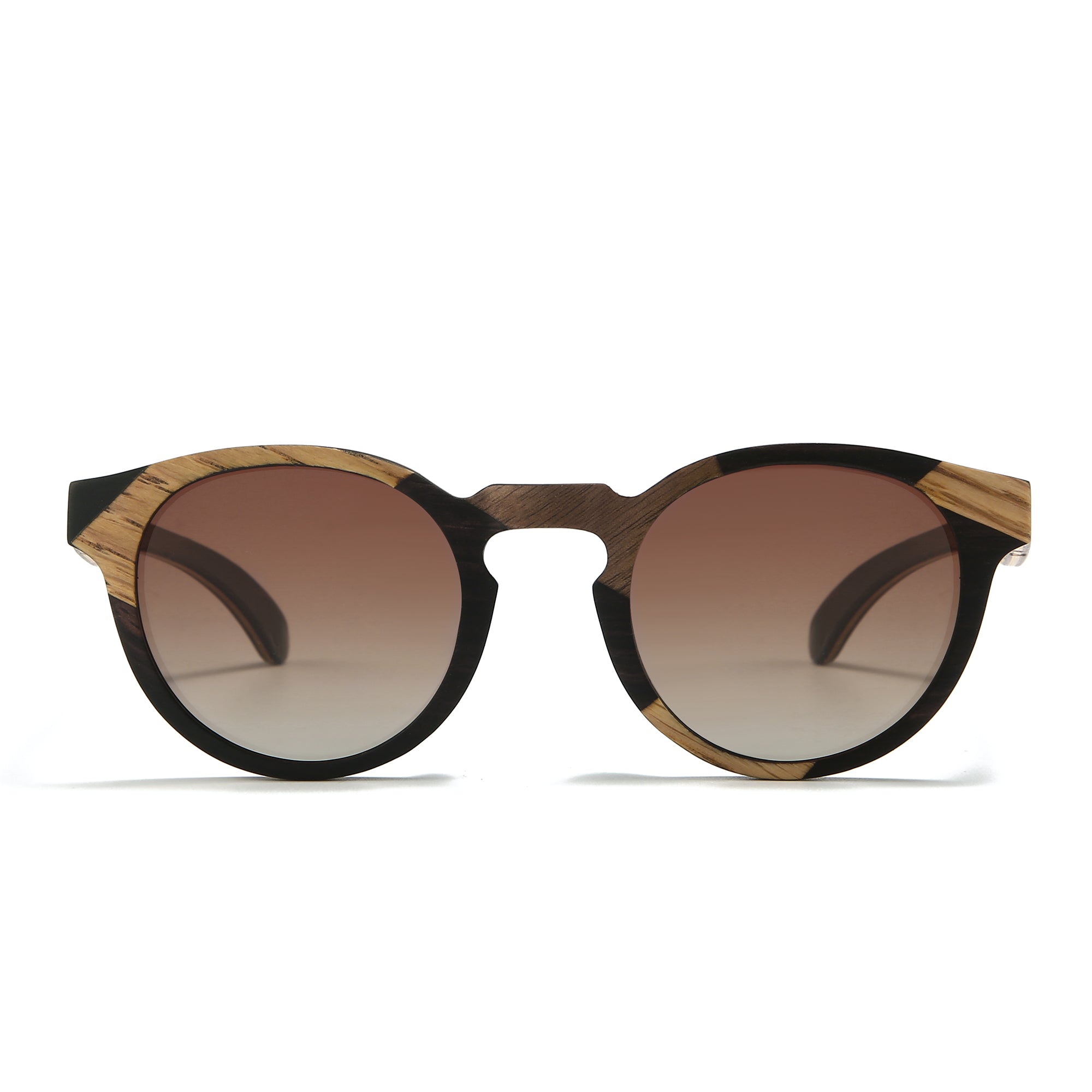 DRIFTER l Maple and Ebony Wooden Frame l Graduated Brown Polarized Lens