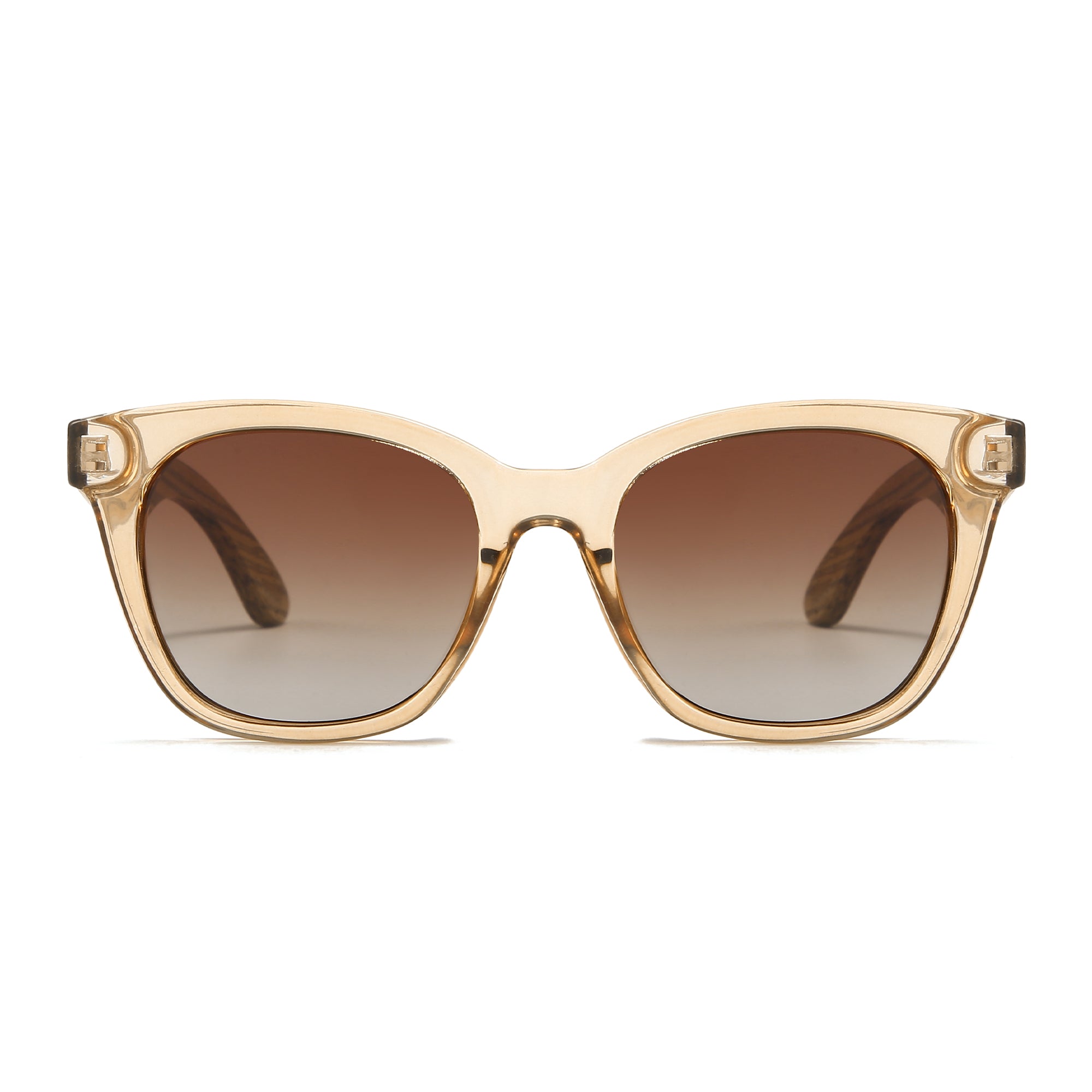 LILA GRACE CHAMPAGNE l Brown Gradient Lens l Walnut Arms