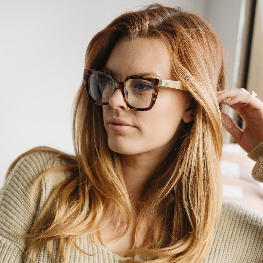 SOLUNA MOCHA TORT l Reader l Blue Light Blocking Magnifying