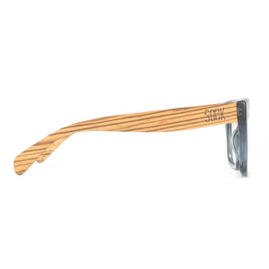 MORGAN INDIGO l Wooden Magnifying Reader - Soek Fashion Eyewear Australia
