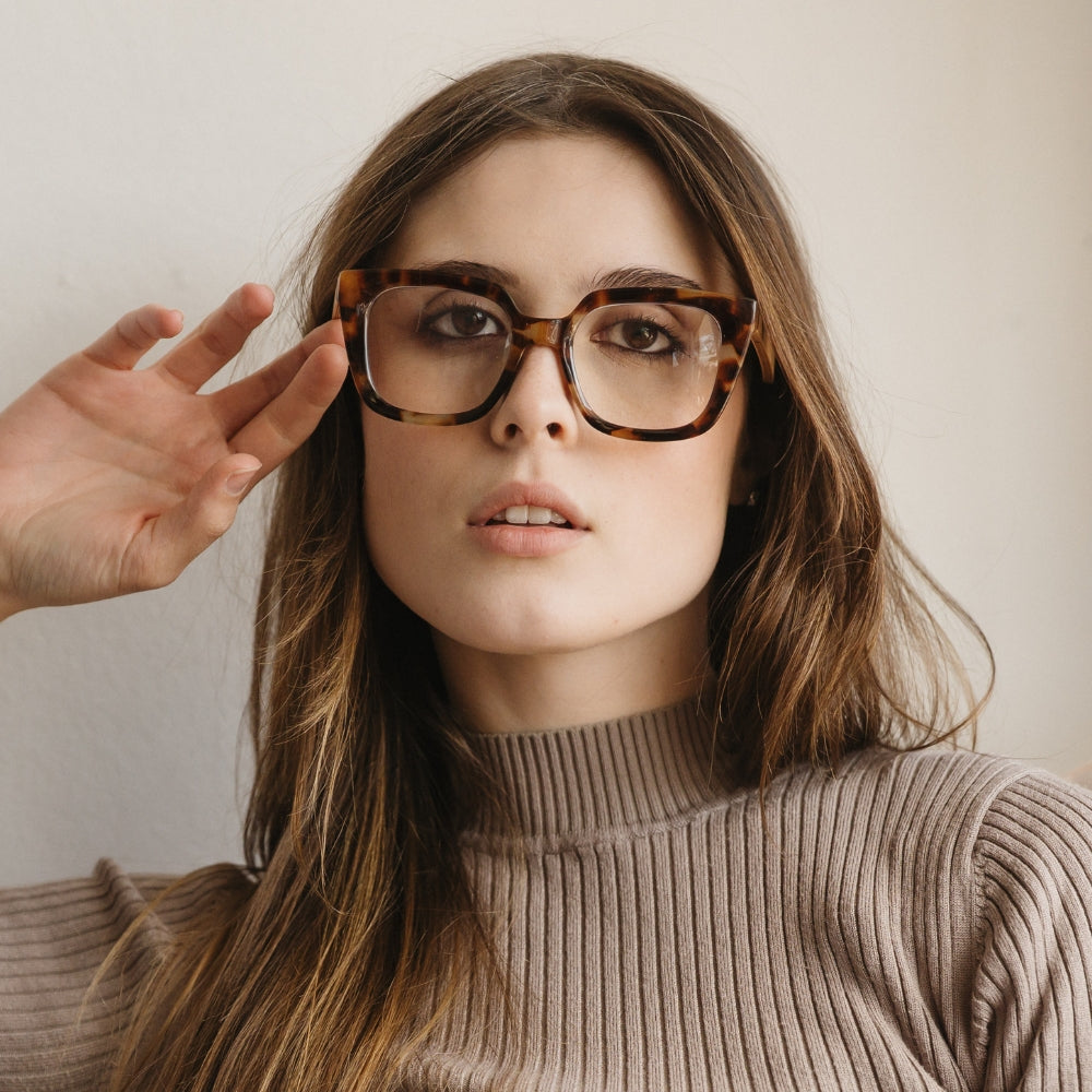 SOLUNA MOCHA TORT l Reader l Blue Light Blocking Magnifying