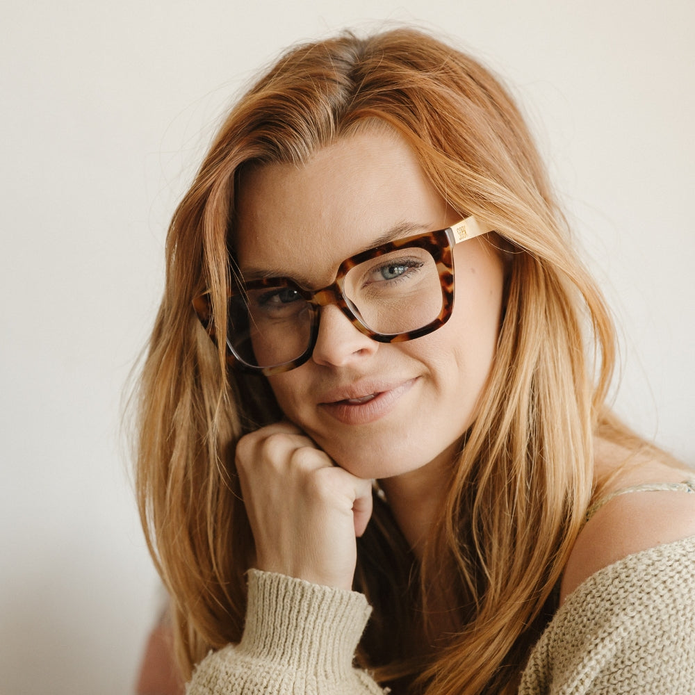 SOLUNA MOCHA TORT l Reader l Blue Light Blocking Magnifying