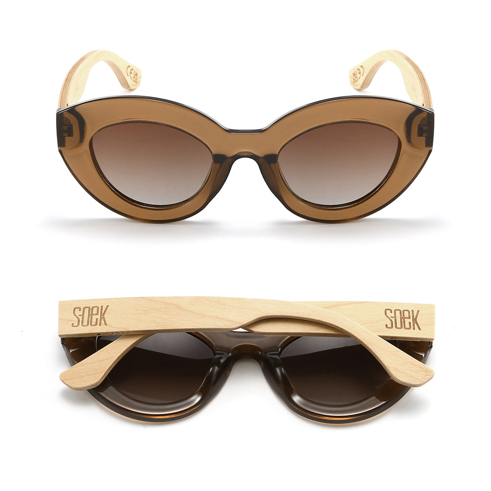 STEVIE MOCHA l Grey Lens l White Maple Arms