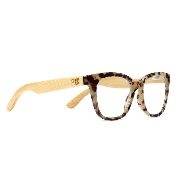 SOEK Blue Light Blocking Magnifying Reader - Lila Grace Ivory Tortoise main image 1