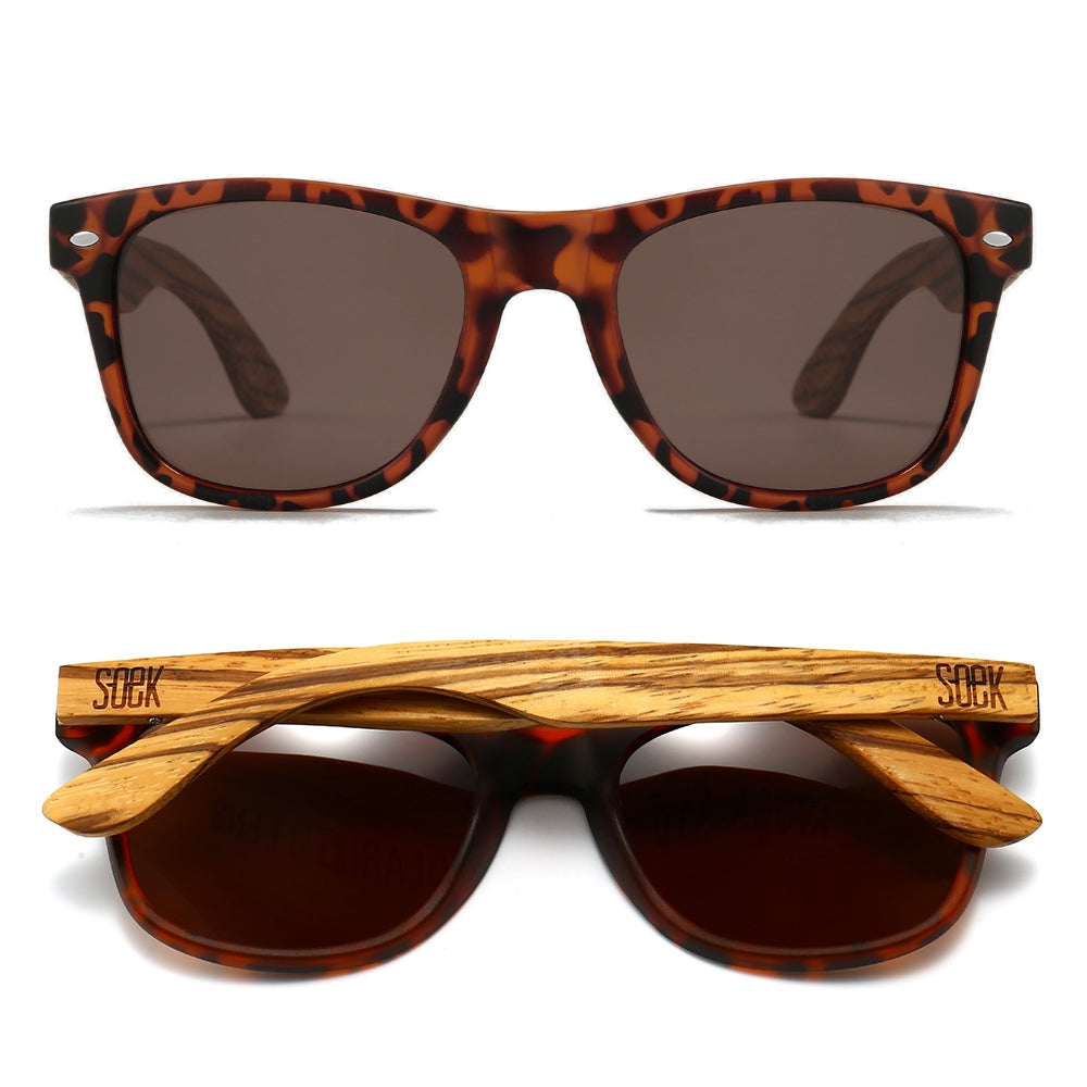 AVOCA WALNUT l Tortoise l Polarised Lenses l Walnut Arms