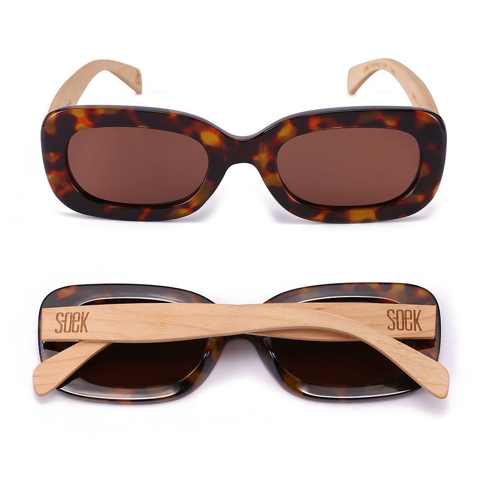 VIBE TOFFEE TORT l Black Lens l White Maple Arms