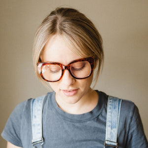 Buy Online Fashion Sustainable RIVIERA TORTOISE - Wooden Magnifying Blue Light Blocking Reader-Available in strengths +1.5 / +2 / +2.5 with Exceptional Comfort - Soek