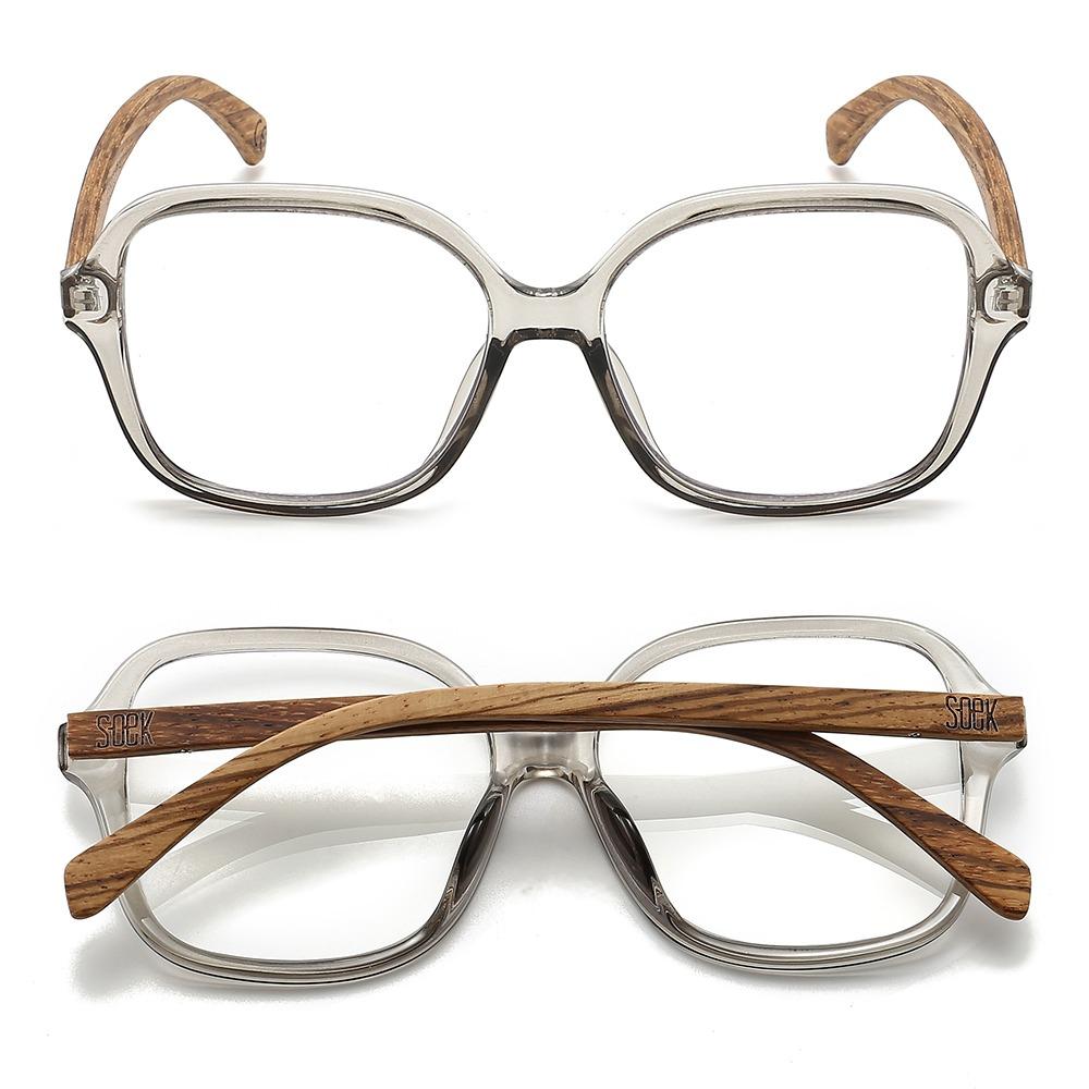 Buy Online Fashion Sustainable SCARLETT GREY MIST - Wood Blue Light Blocking Magnifying Readers +1.5  - wholesale -  (GST incl ) RRP 69.99 with Exceptional Comfort - Soek