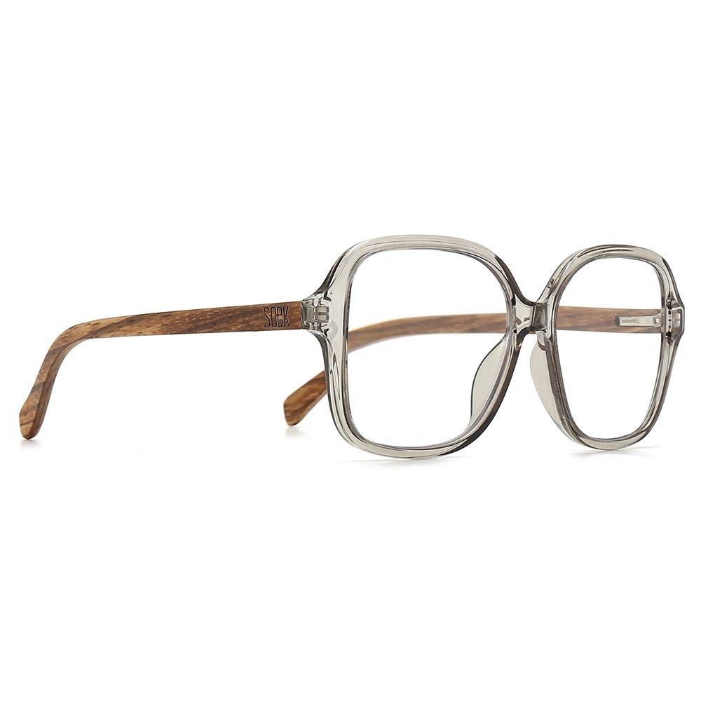 Buy Online Fashion Sustainable SCARLETT GREY MIST -  Wood Blue Light Blocking Magnifying Readers +2.5  - wholesale -  (GST incl ) RRP 69.99 with Exceptional Comfort - Soek