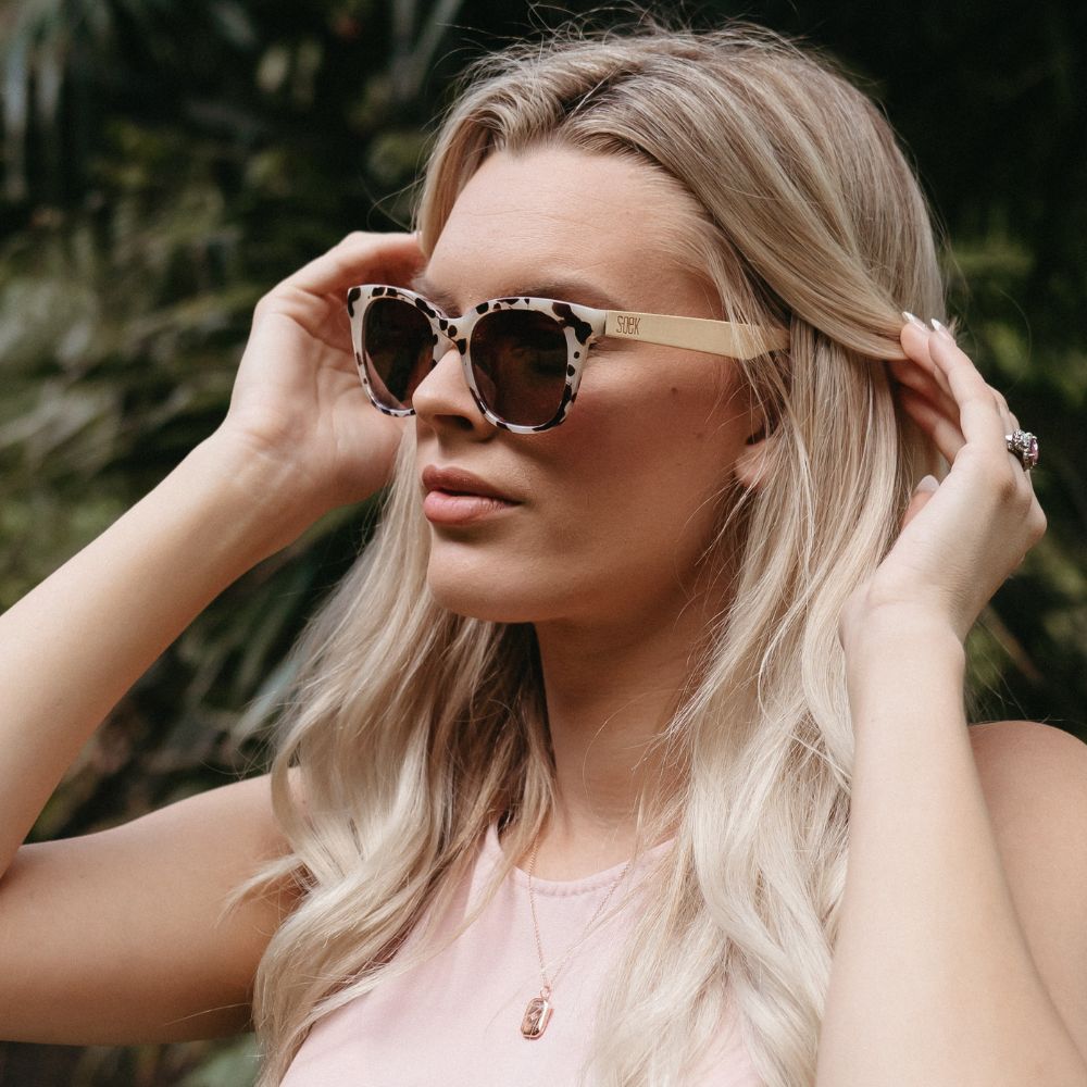 LILA GRACE IVORY TORTOISE l Brown Lens l White Maple Arms - Soek Fashion Eyewear South Africa